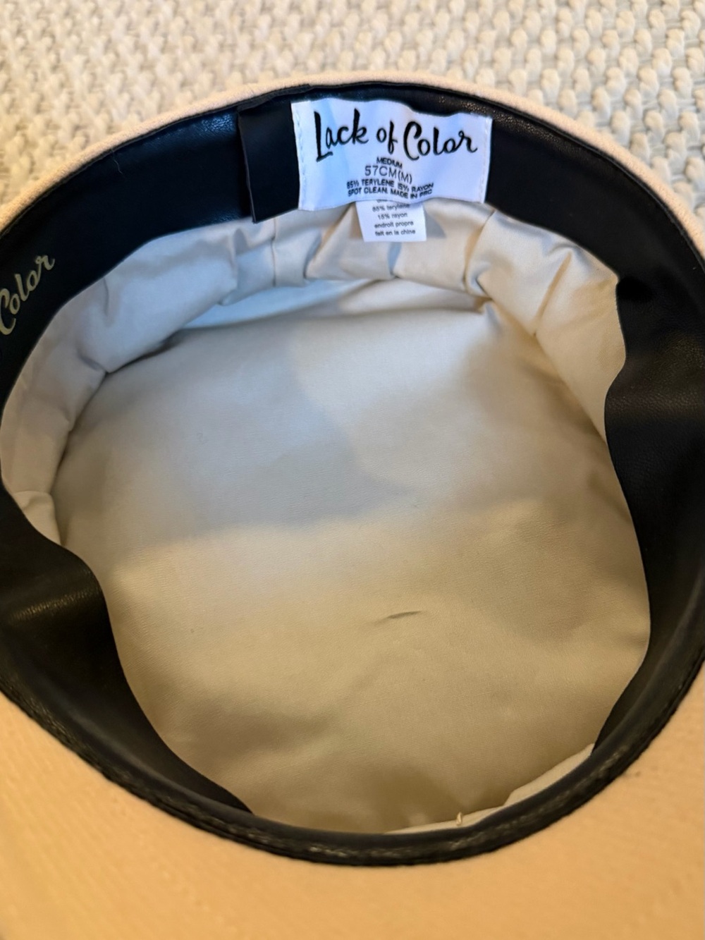 Lack Of Color Sand Embroidered Rope Cadet Hat - Picture 3 of 4